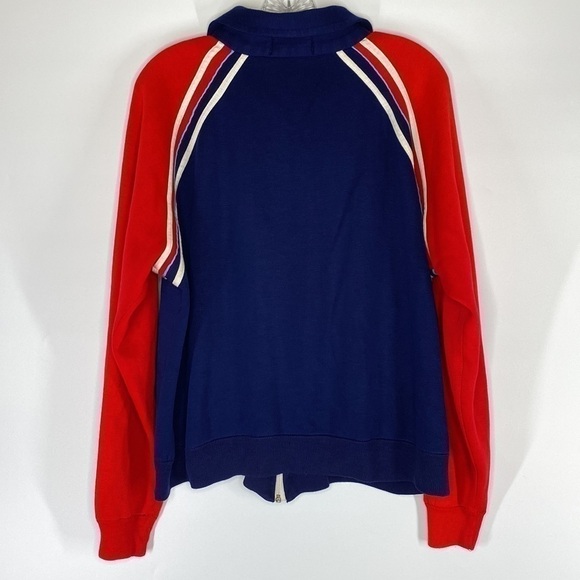 Vintage Network Varsity Red White Blue Jacket Large - Picture 2 of 7